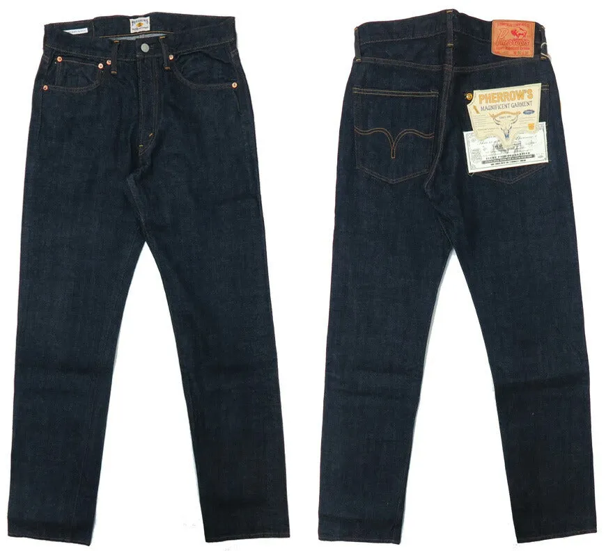 フェローズ Pherrow's 405SW ジャパンフィット テーパード ジーンズ 13.5oz デニム ジーパン Ｇパン スターチドウォッシュ ワンウォッシュ