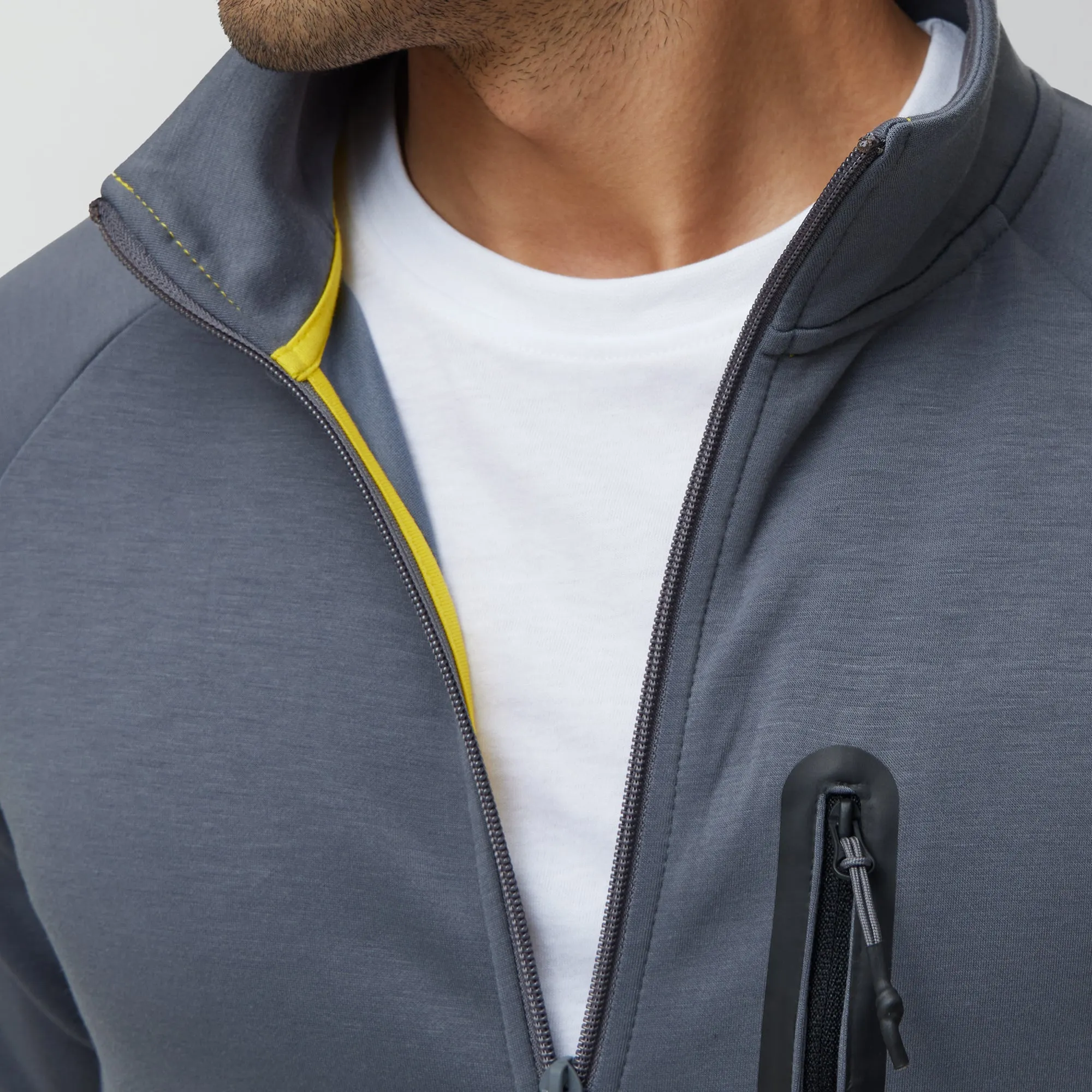 Alpha Zip Ups Jackets Ash Grey
