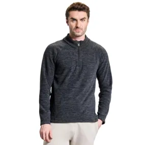 Boldfit Sweatshirt for Men Half Zipper Mens Sweatshirts Light Fleece Winter Wear for Men Thermal Pullover for Men Anti-Pilling Fleece Sweatshirts for Men Soft Feel Sweat Shirt - Aero BlueMelange S