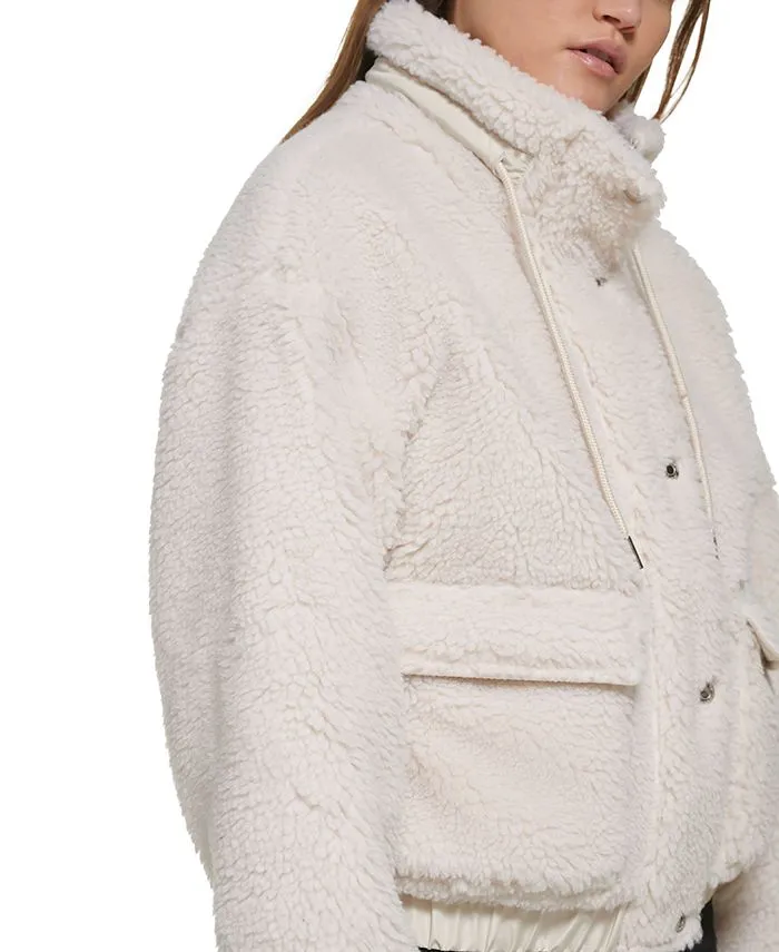 Calvin Klein Jeans Women's Oversized Sherpa Jacket