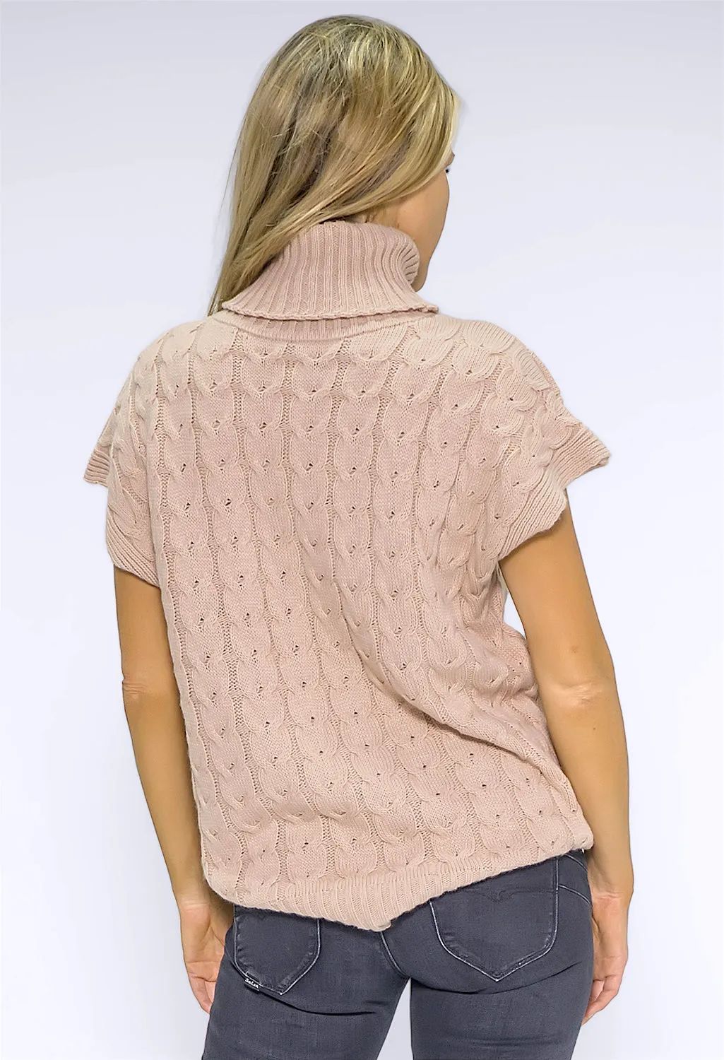 Dusty Pink Turtleneck