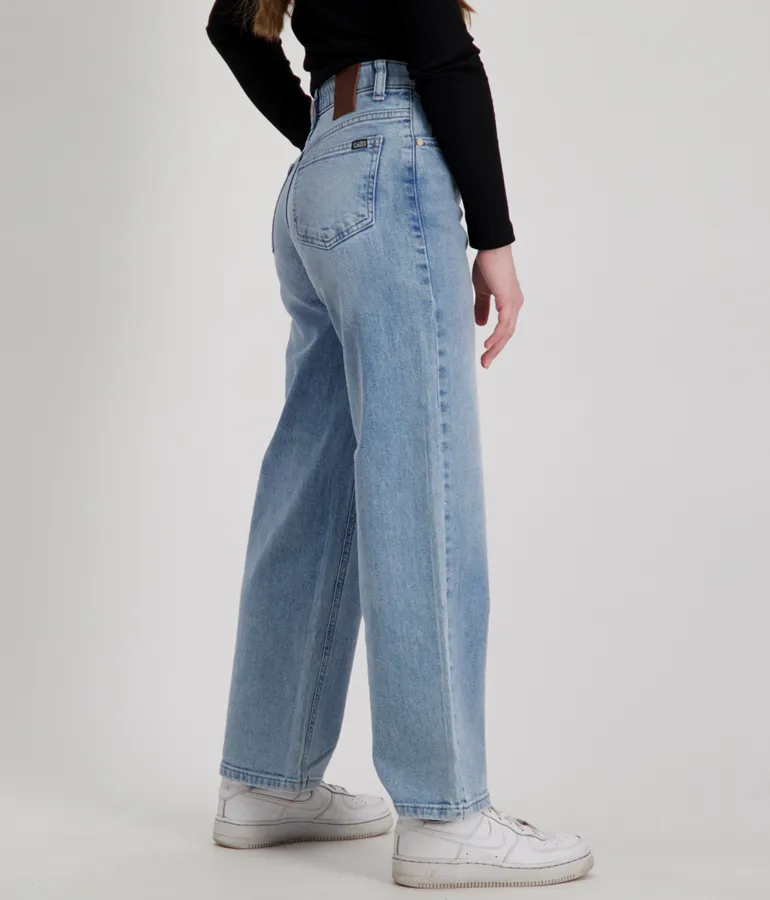 Girl's Bry Denim Loose Fit Bry Jeans - Stone Bleached Used