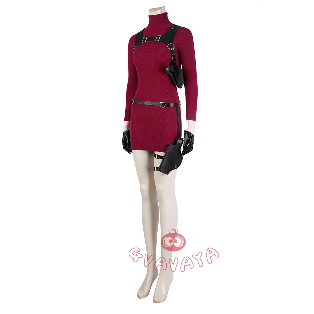 Gvavaya Game Cosplay Resident Evil 4 Ada Wong Cosplay Costume Ada Wong Cosplay Set.A