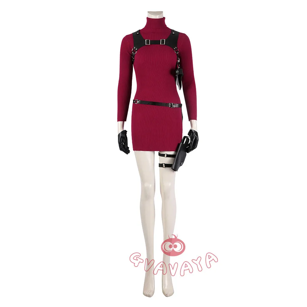 Gvavaya Game Cosplay Resident Evil 4 Ada Wong Cosplay Costume Ada Wong Cosplay Set.A