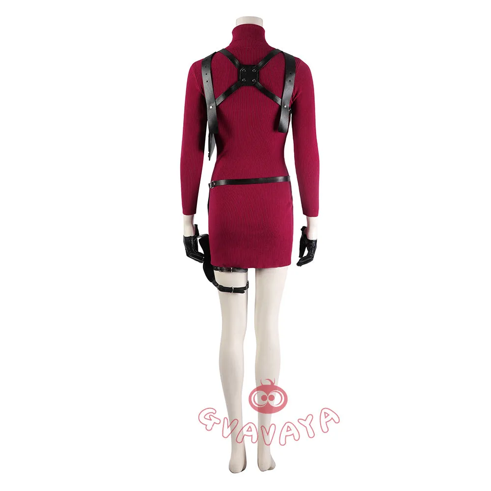 Gvavaya Game Cosplay Resident Evil 4 Ada Wong Cosplay Costume Ada Wong Cosplay Set.A