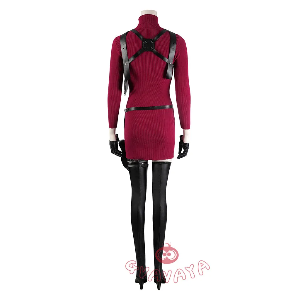 Gvavaya Game Cosplay Resident Evil 4 Ada Wong Cosplay Costume Ada Wong Cosplay Set.A