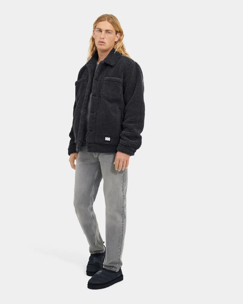 Janson Sherpa Trucker Jacket in Dark Ash by UGG