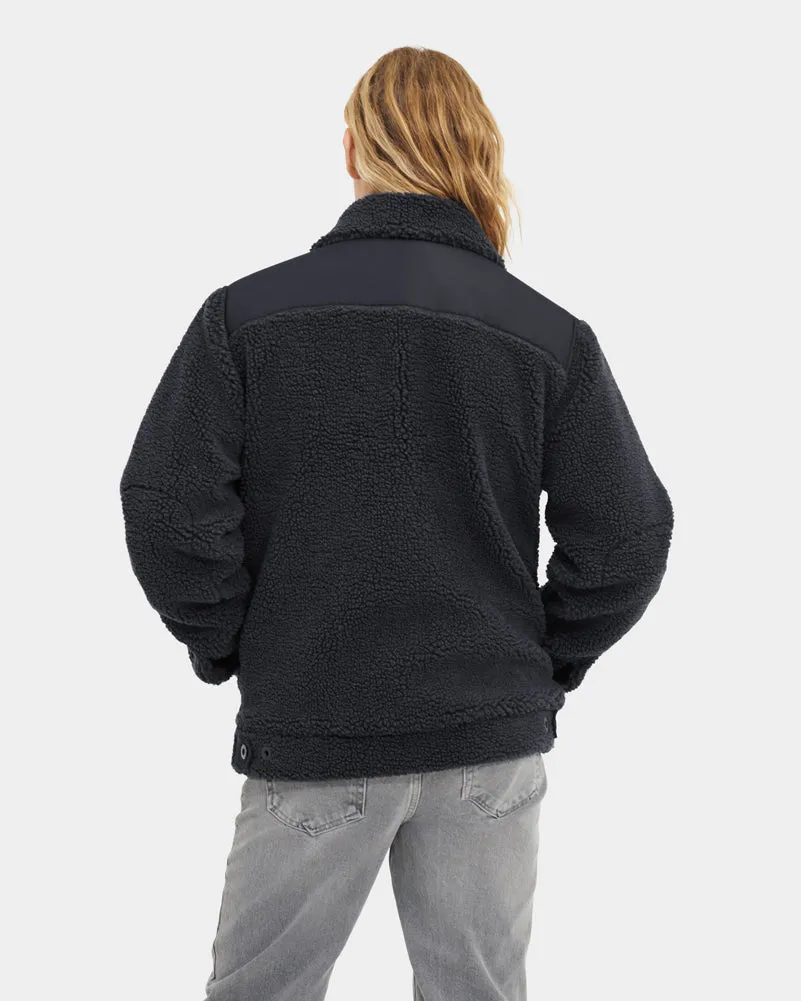 Janson Sherpa Trucker Jacket in Dark Ash by UGG