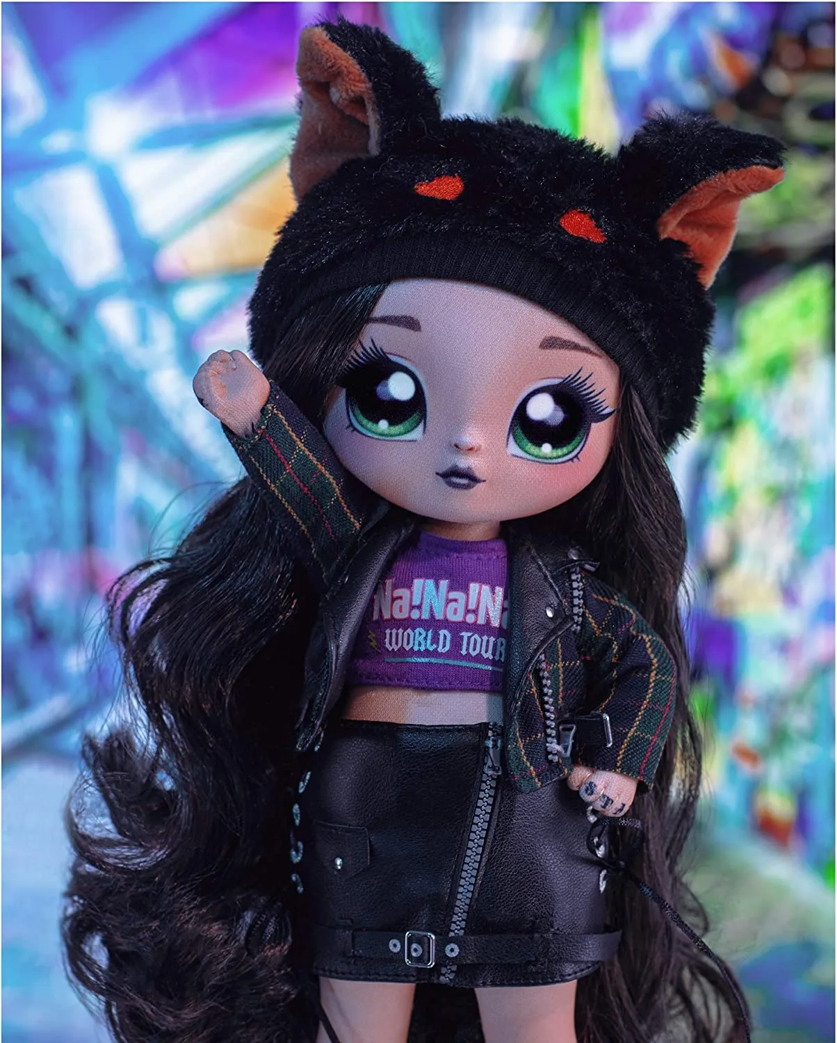 Na! Na! Na! Surprise Teens Fashion Doll – Rebel Dare, 11" Soft Fabric Doll, Dog Inspired