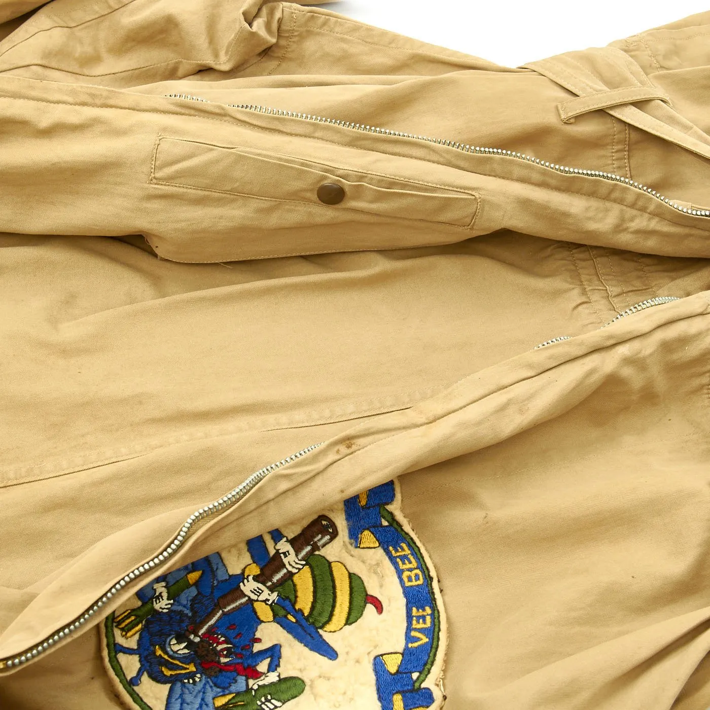 Original U.S. WWII U.S. Navy VB-75 Bomb Squadron Flight Uniform Grouping - Vee Bee Bombing Bees
