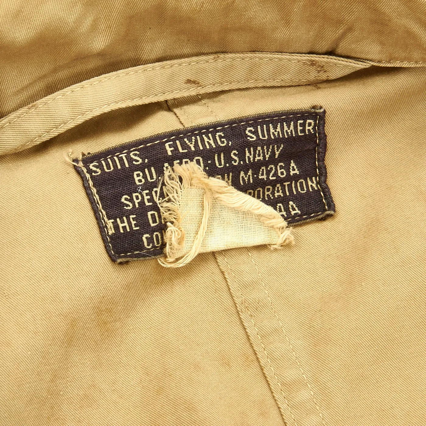 Original U.S. WWII U.S. Navy VB-75 Bomb Squadron Flight Uniform Grouping - Vee Bee Bombing Bees