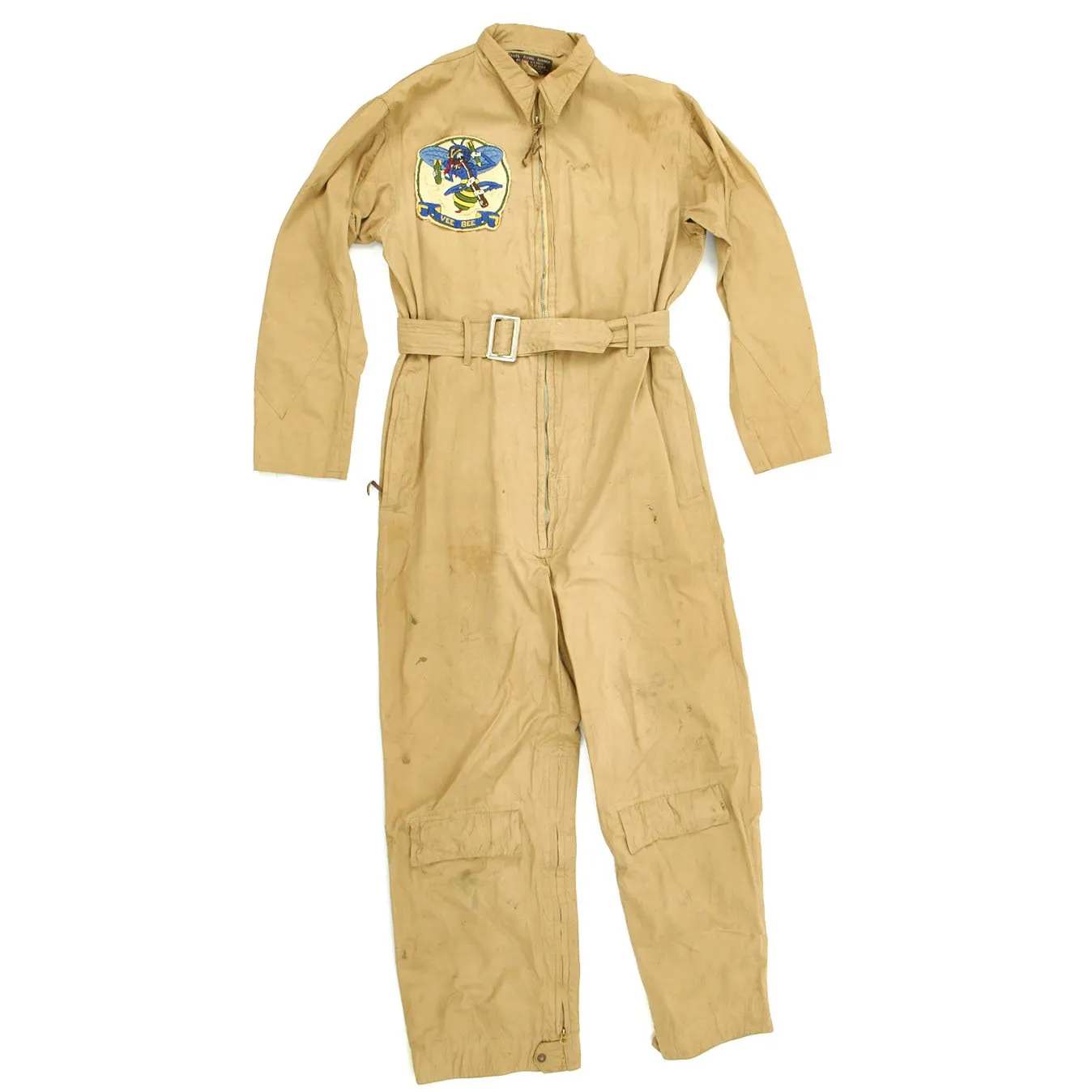 Original U.S. WWII U.S. Navy VB-75 Bomb Squadron Flight Uniform Grouping - Vee Bee Bombing Bees