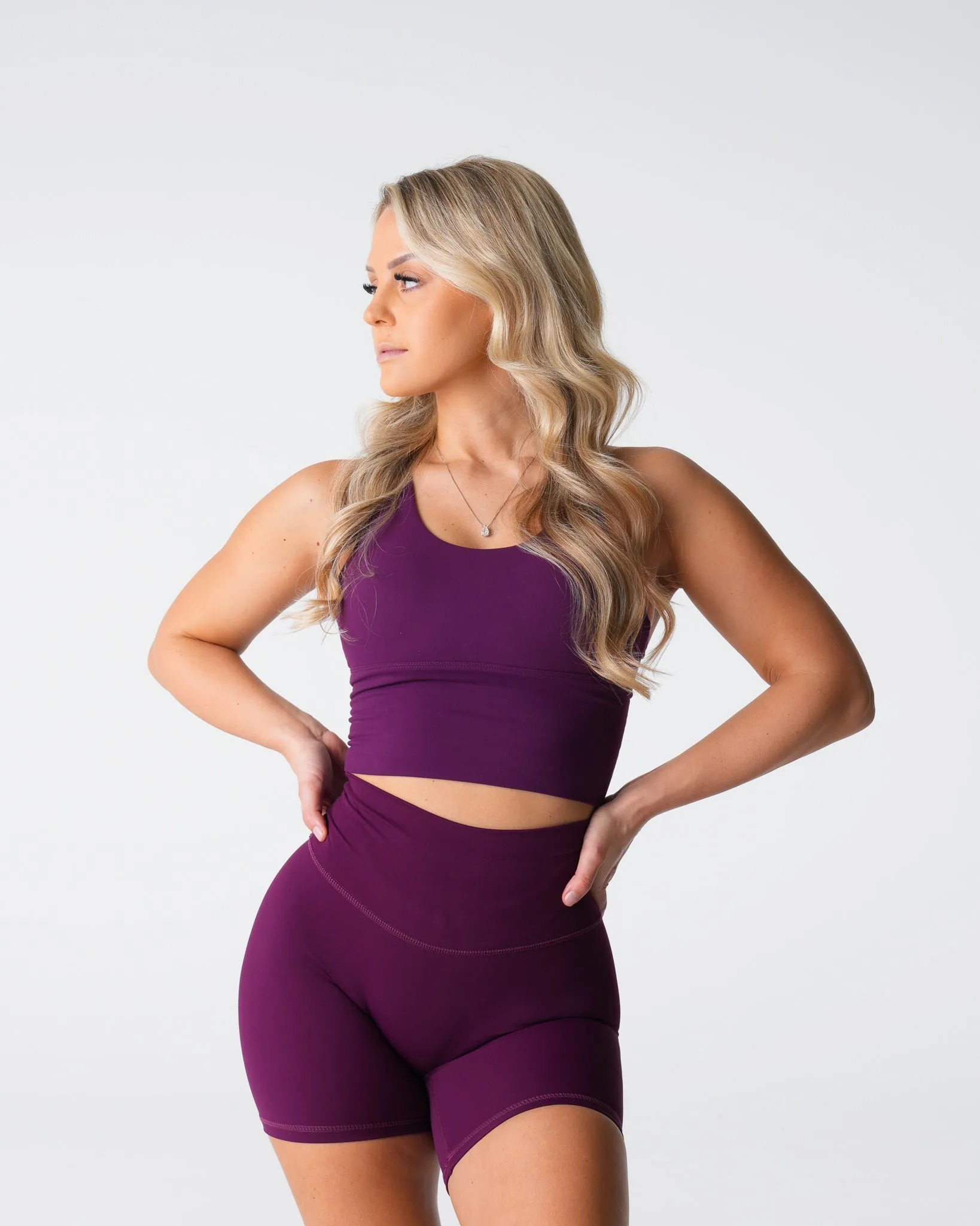Plum Matrix Bra Top