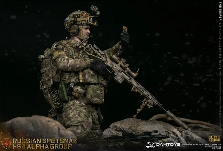 Pre-order 1/6 DAMTOYS 78100 RUSSIAN SPETSNAZ FSB ALPHA GROUP SNIPER
