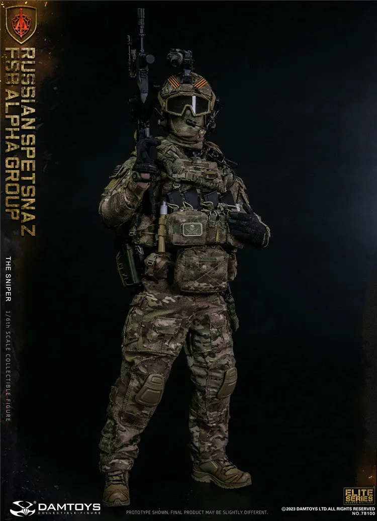 Pre-order 1/6 DAMTOYS 78100 RUSSIAN SPETSNAZ FSB ALPHA GROUP SNIPER
