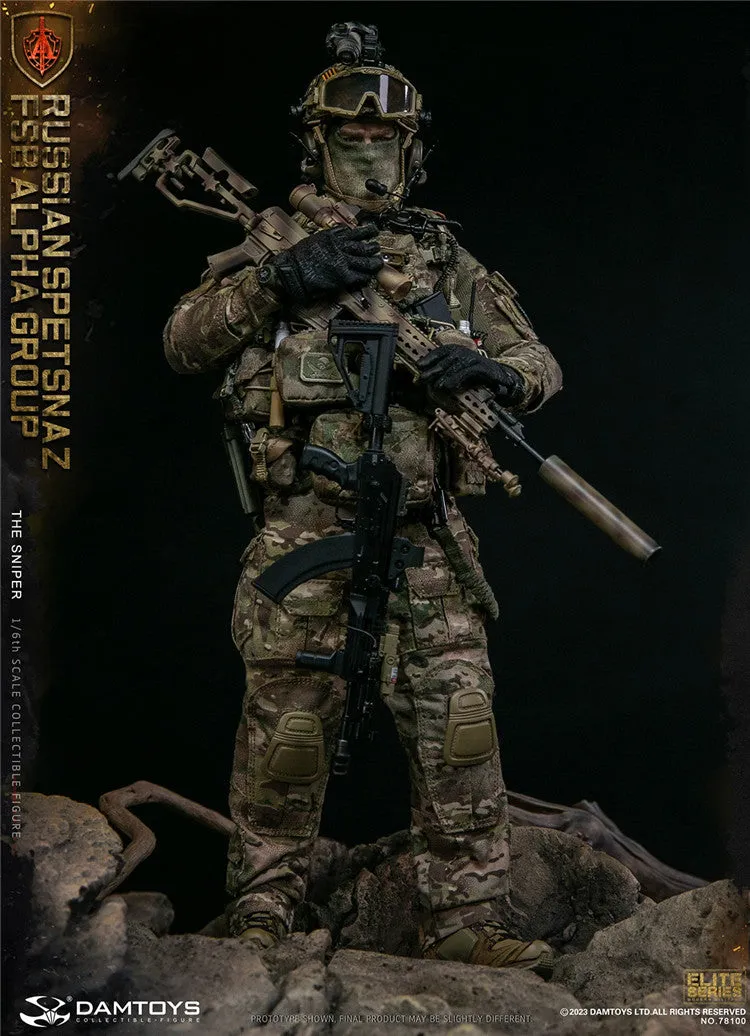 Pre-order 1/6 DAMTOYS 78100 RUSSIAN SPETSNAZ FSB ALPHA GROUP SNIPER