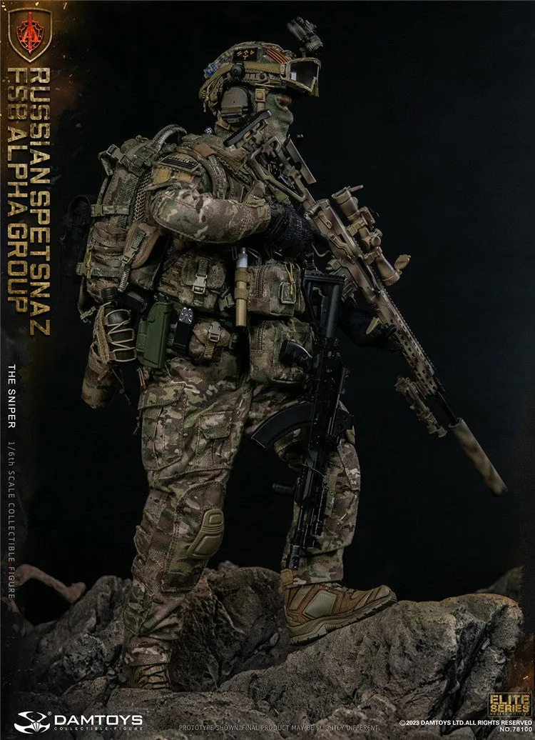 Pre-order 1/6 DAMTOYS 78100 RUSSIAN SPETSNAZ FSB ALPHA GROUP SNIPER
