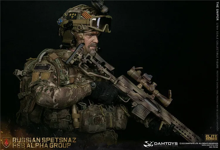 Pre-order 1/6 DAMTOYS 78100 RUSSIAN SPETSNAZ FSB ALPHA GROUP SNIPER