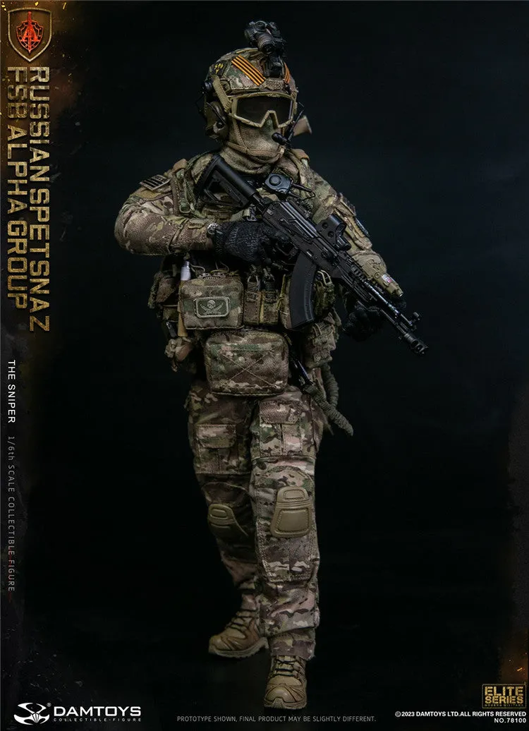 Pre-order 1/6 DAMTOYS 78100 RUSSIAN SPETSNAZ FSB ALPHA GROUP SNIPER