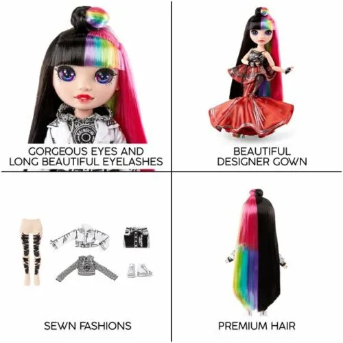 Rainbow High Collector Doll Of Fashion Jett Dawson-Con Hair Edition Limited