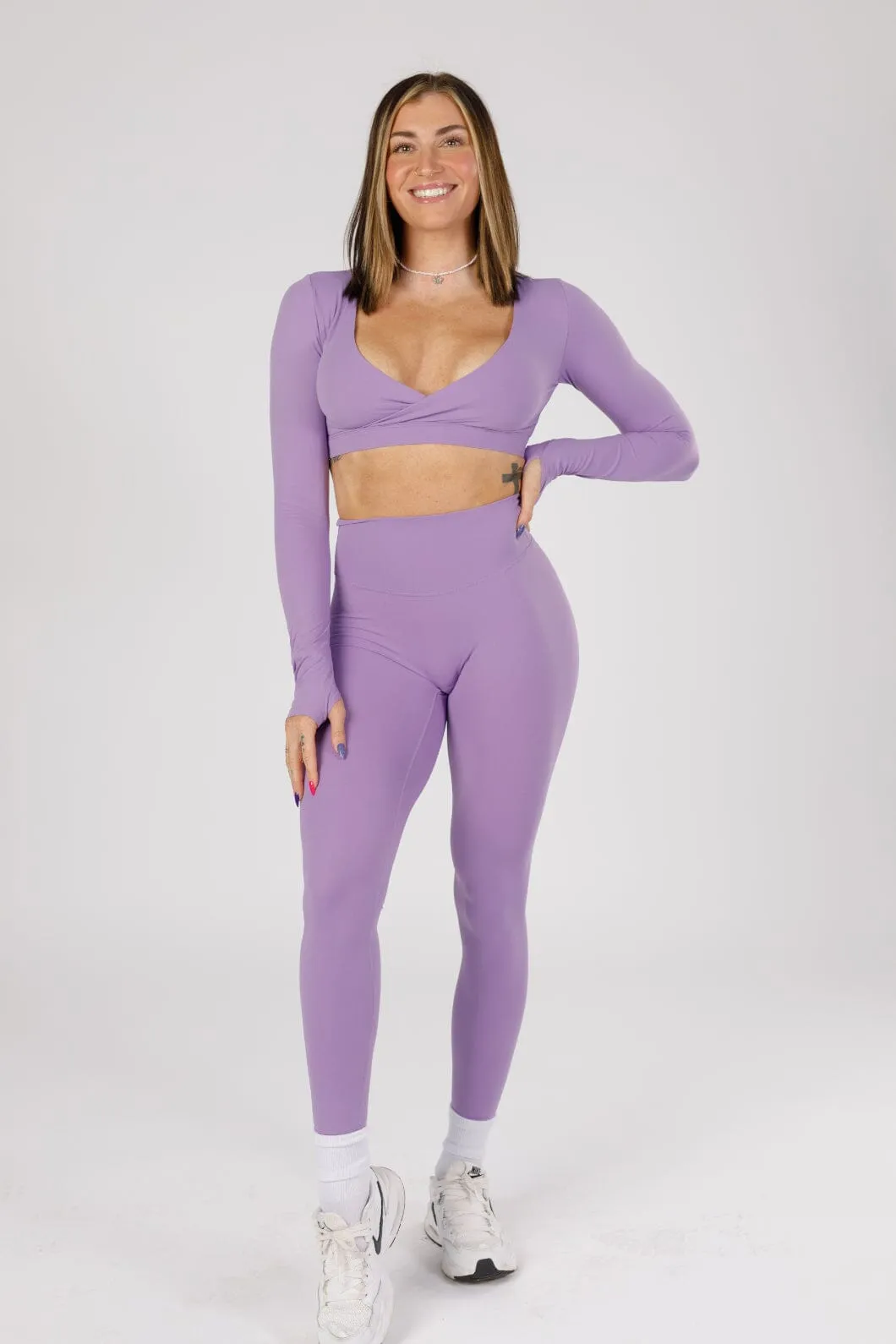 RecStretch DesB Infinite Long Sleeve Bra Ultra Violet