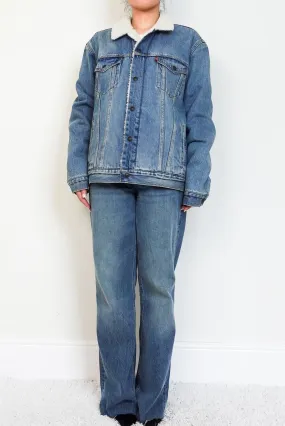 Sherpa Lined Denim jacket RRP £120