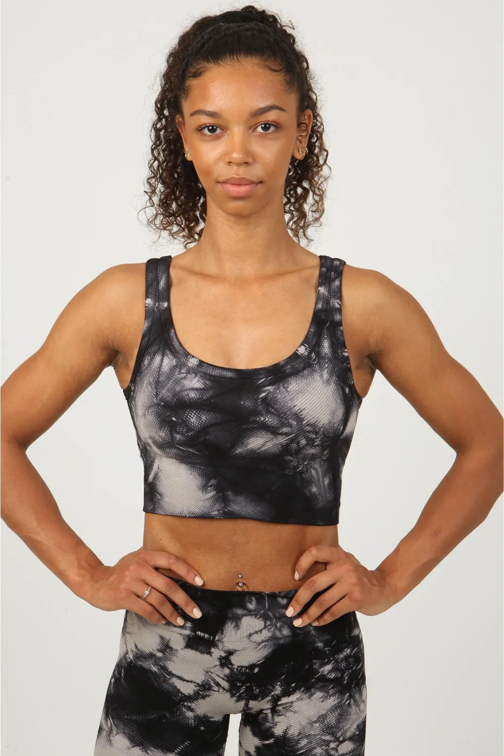 Tie Dye Gym Set - Smoky Charcoal