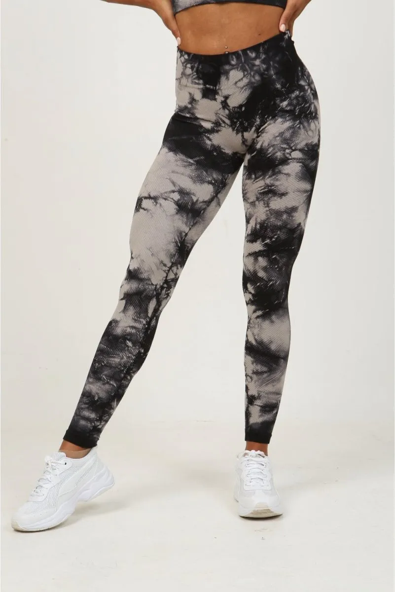 Tie Dye Gym Set - Smoky Charcoal