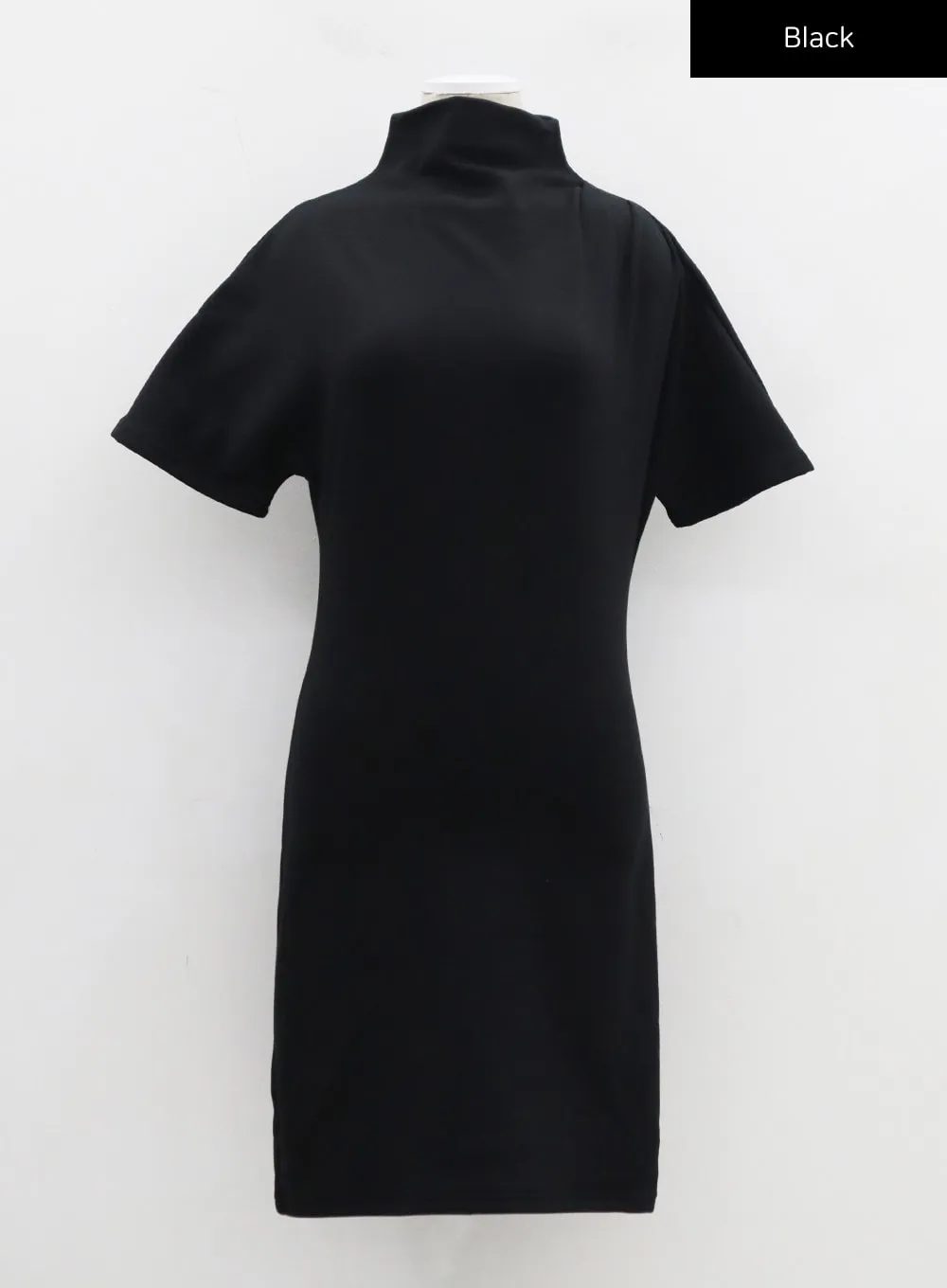 Turtleneck Short Sleeve Mini Dress CJ330