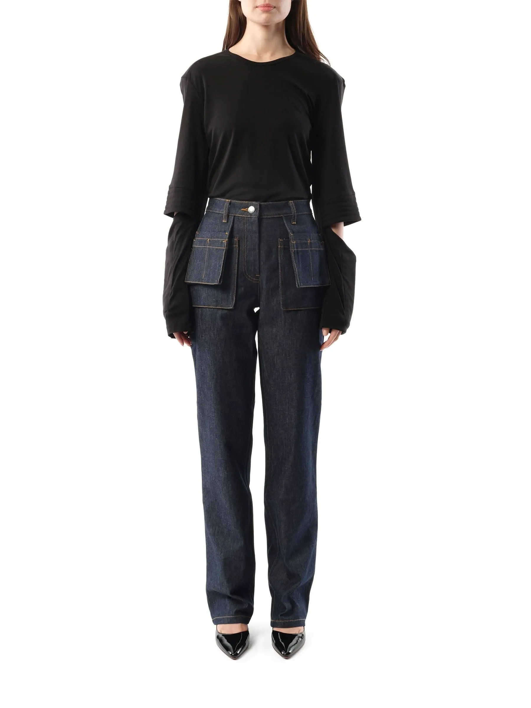 Utility Jeans in Raw Indigo