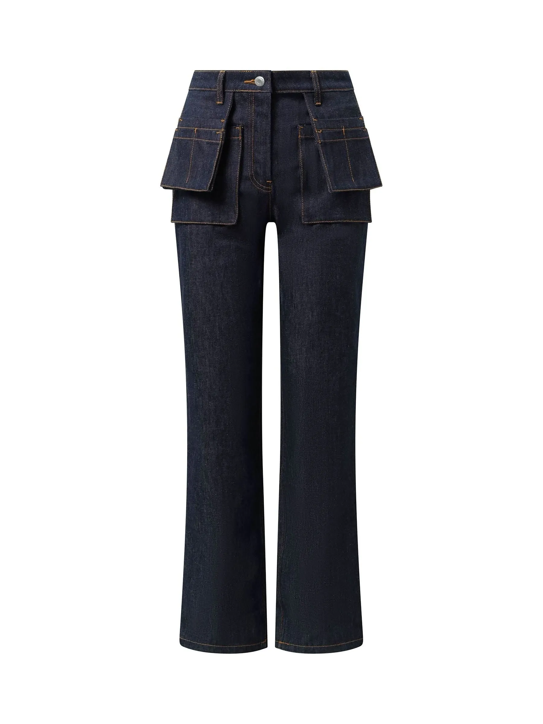 Utility Jeans in Raw Indigo