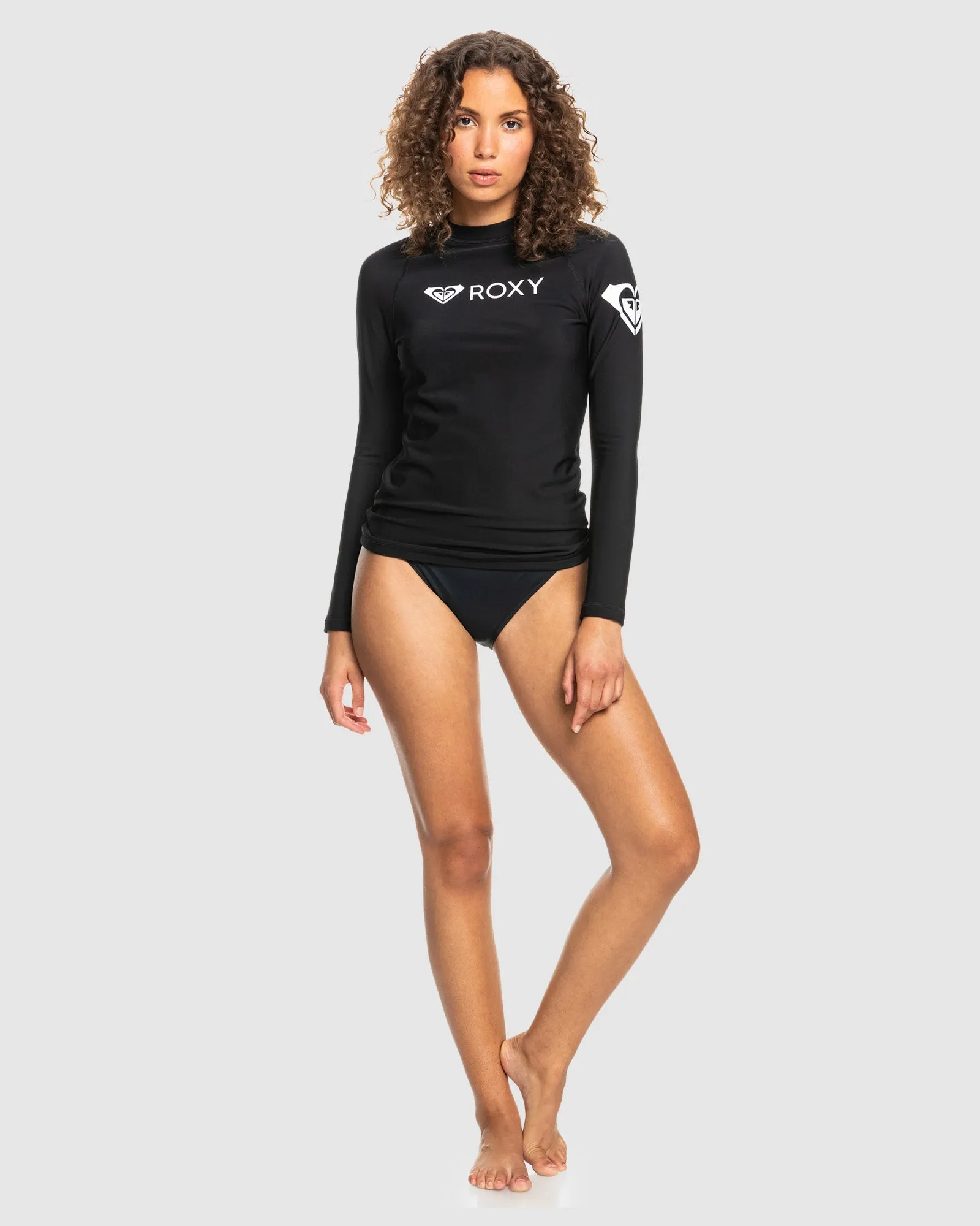 Womens Roxy Heater Thermal Long Sleeve Rash Vest