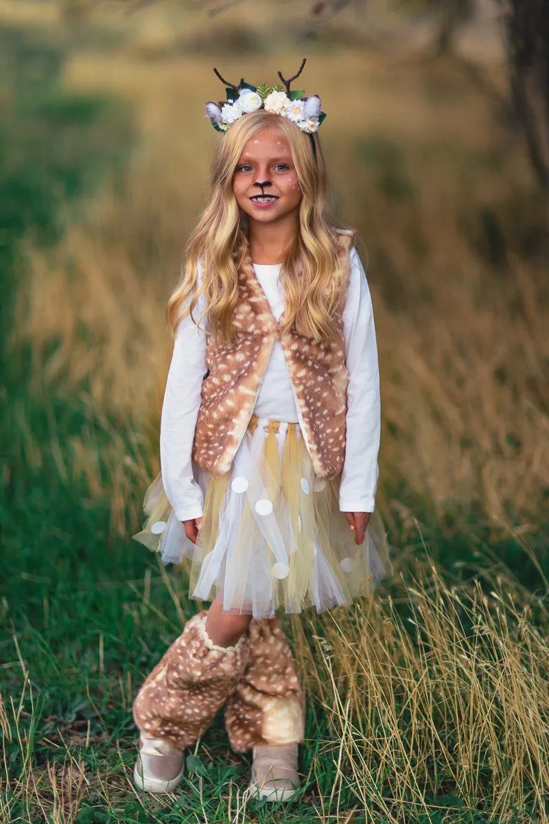 Woodland Deer Vest & Tutu Costume Set