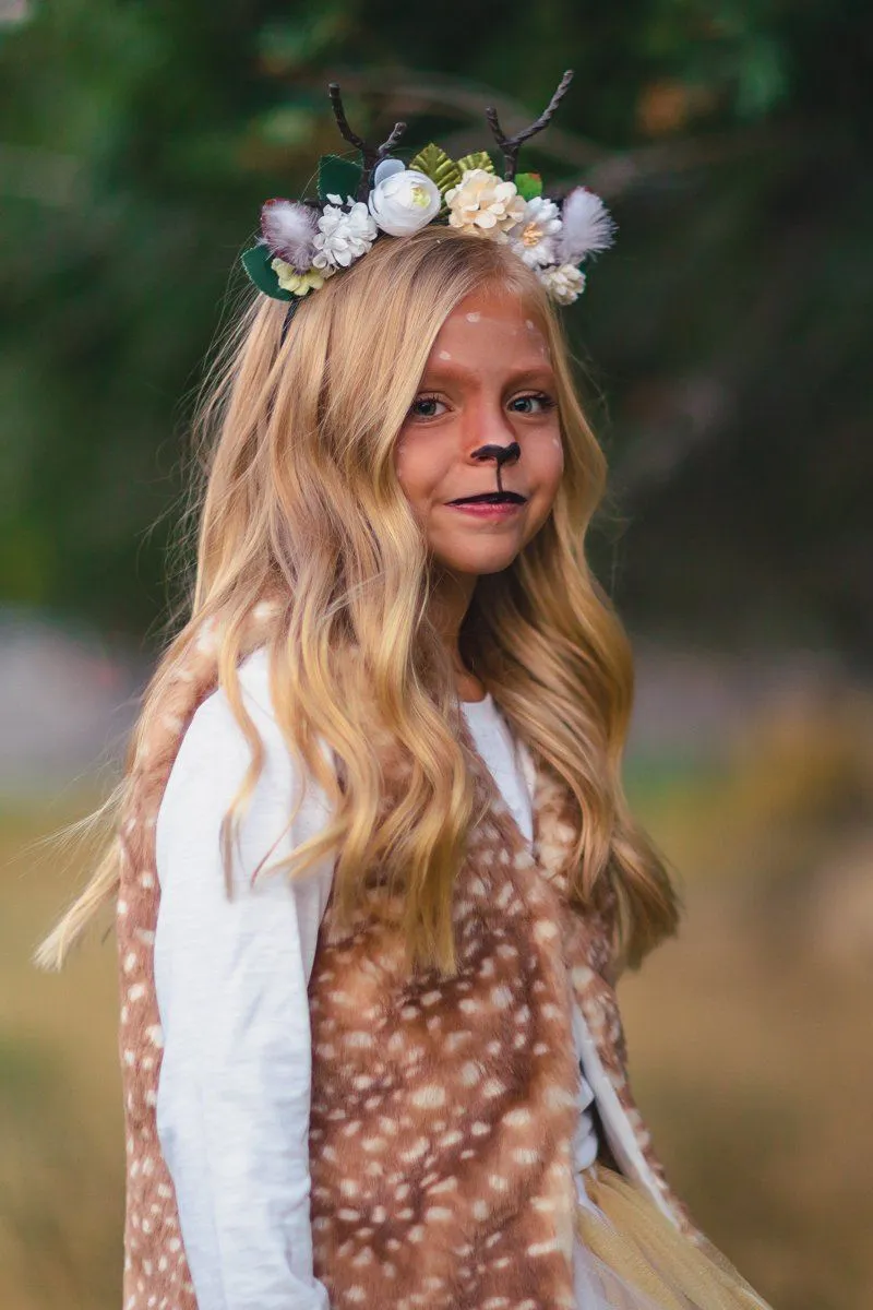 Woodland Deer Vest & Tutu Costume Set