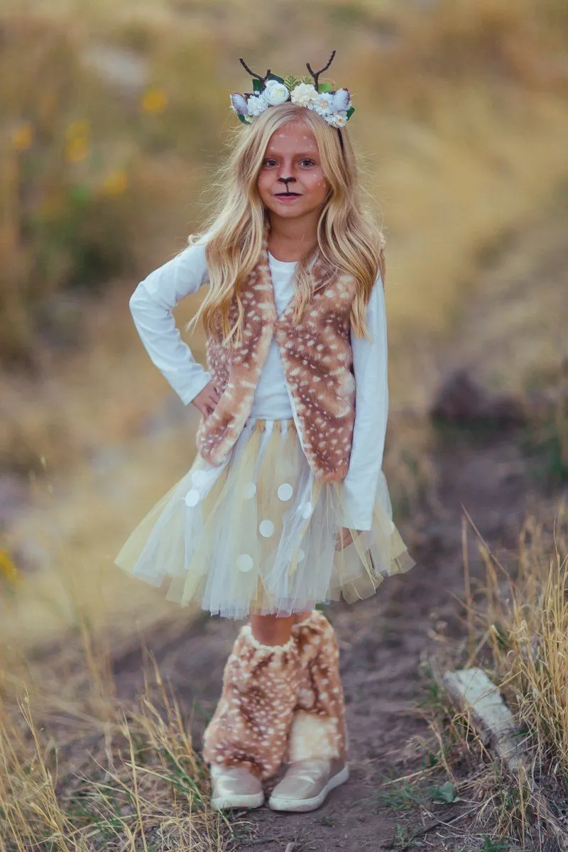 Woodland Deer Vest & Tutu Costume Set