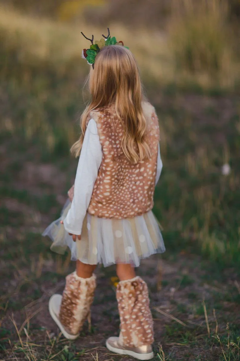 Woodland Deer Vest & Tutu Costume Set